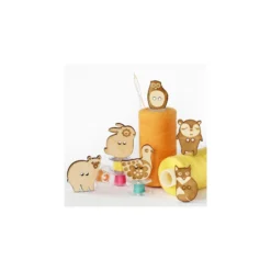 Bouton Bois Paapii Design Bear