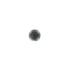 Bouton boule polyester noir 10 mm