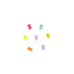 Bouton chiffre 5 Color