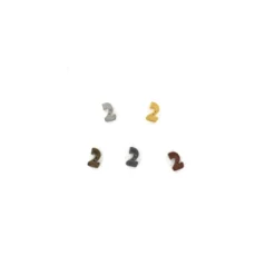 Bouton chiffre Métallic 2