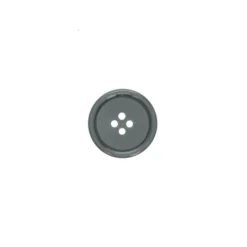 Bouton galalithe Gelo - gris