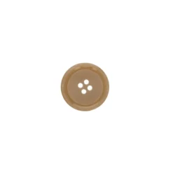 Bouton galalithe Gelo - noisette