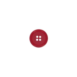 Bouton galalithe Gelo - rouge