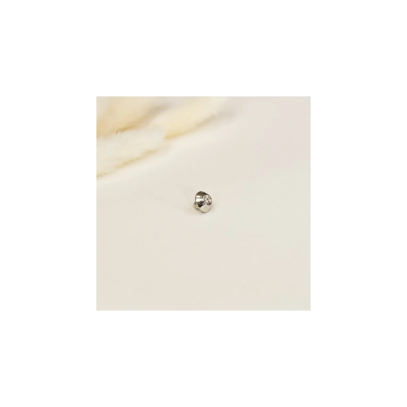 Bouton métal Biladi 7mm - argenté