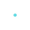 Bouton métal Piselli 12 mm - turquoise