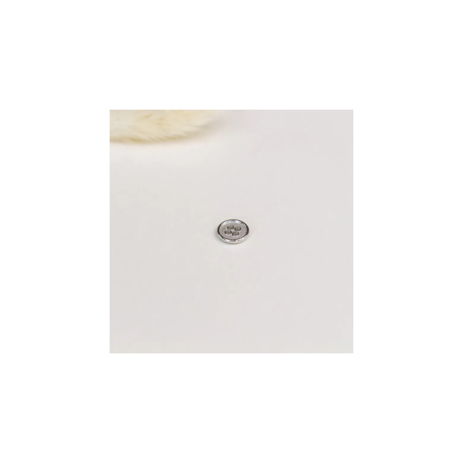 Bouton métal Signac - argent