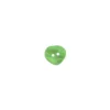 Bouton nacre coeur vert