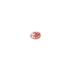 Bouton Nacre à pois blancs sur fond rouge