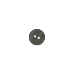 Bouton nacre rond vert de gris