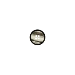 Bouton polyester Basile - Gris
