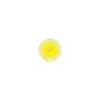 Bouton polyester Bourgeon brillant - jaune