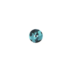 Bouton polyester Camouflage Army - turquoise