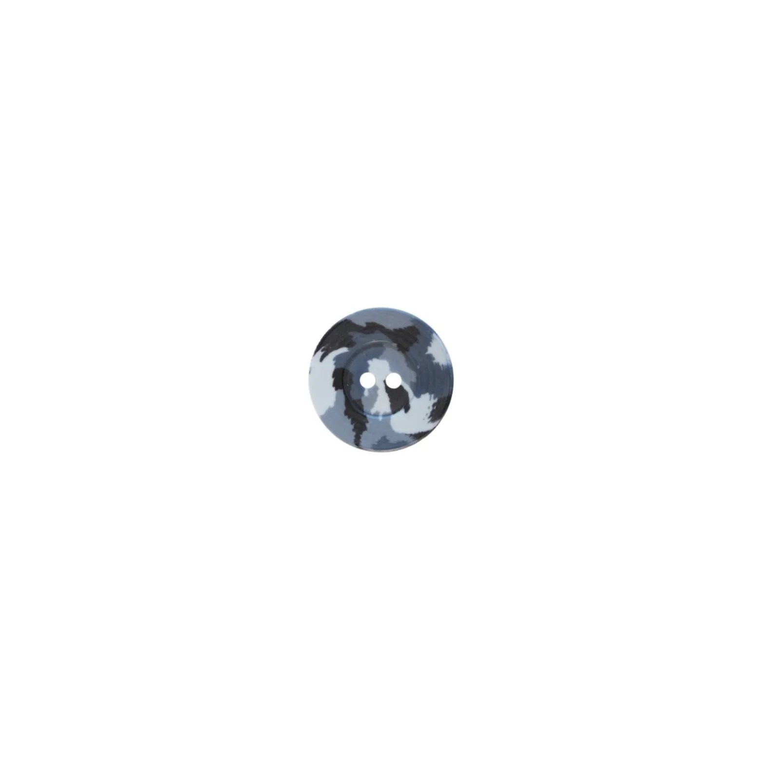 Bouton polyester Camouflage Army - ardoise