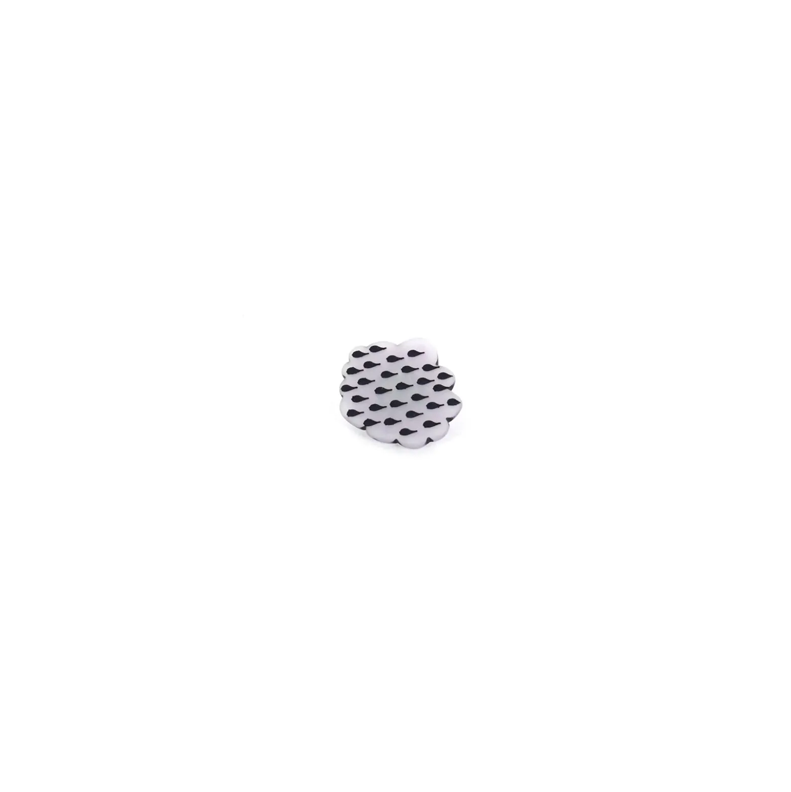 Bouton polyester Cloud