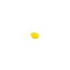 Bouton polyester diamant coloré - jaune