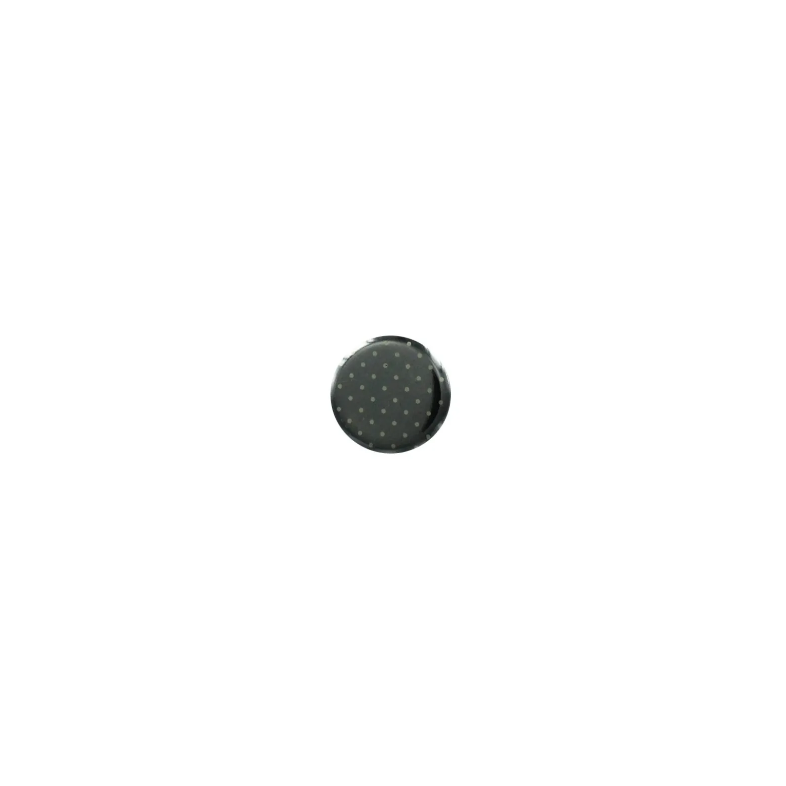 Bouton polyester Doux métal - pois