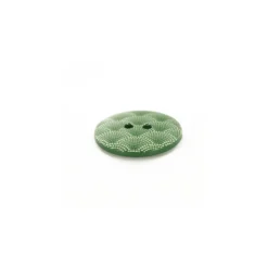 Bouton polyester Ecaille - vert forêt