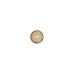 Bouton polyester Finura - Marron