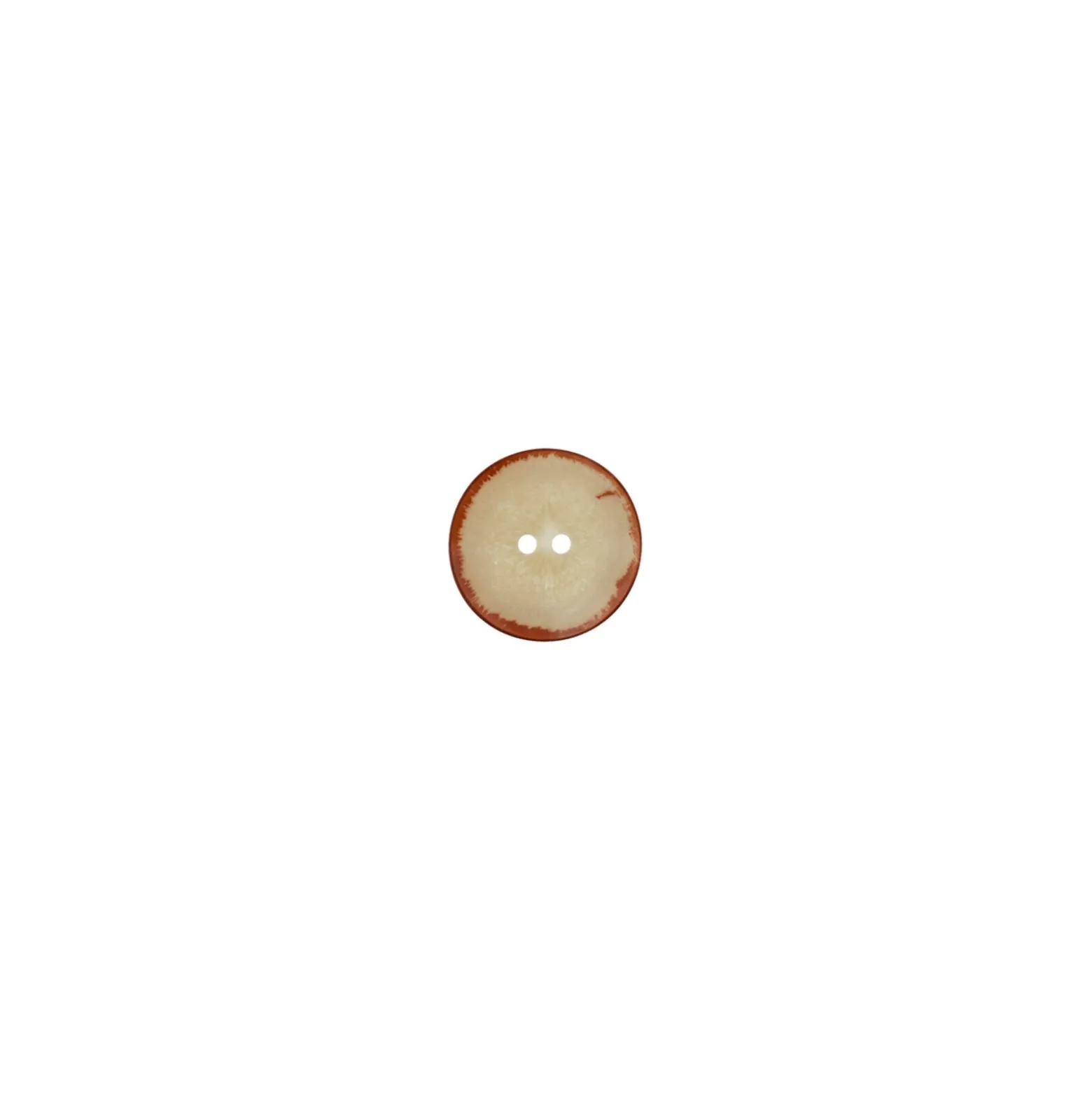 Bouton polyester Finura - Marron