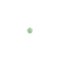 Bouton polyester Fleur bombée - vert pastel