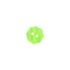 Bouton polyester Flower aspect nacré vert