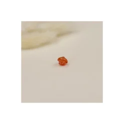 Bouton polyester Frizzy 8 mm - orange