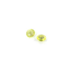 Bouton Polyester Glitter anis