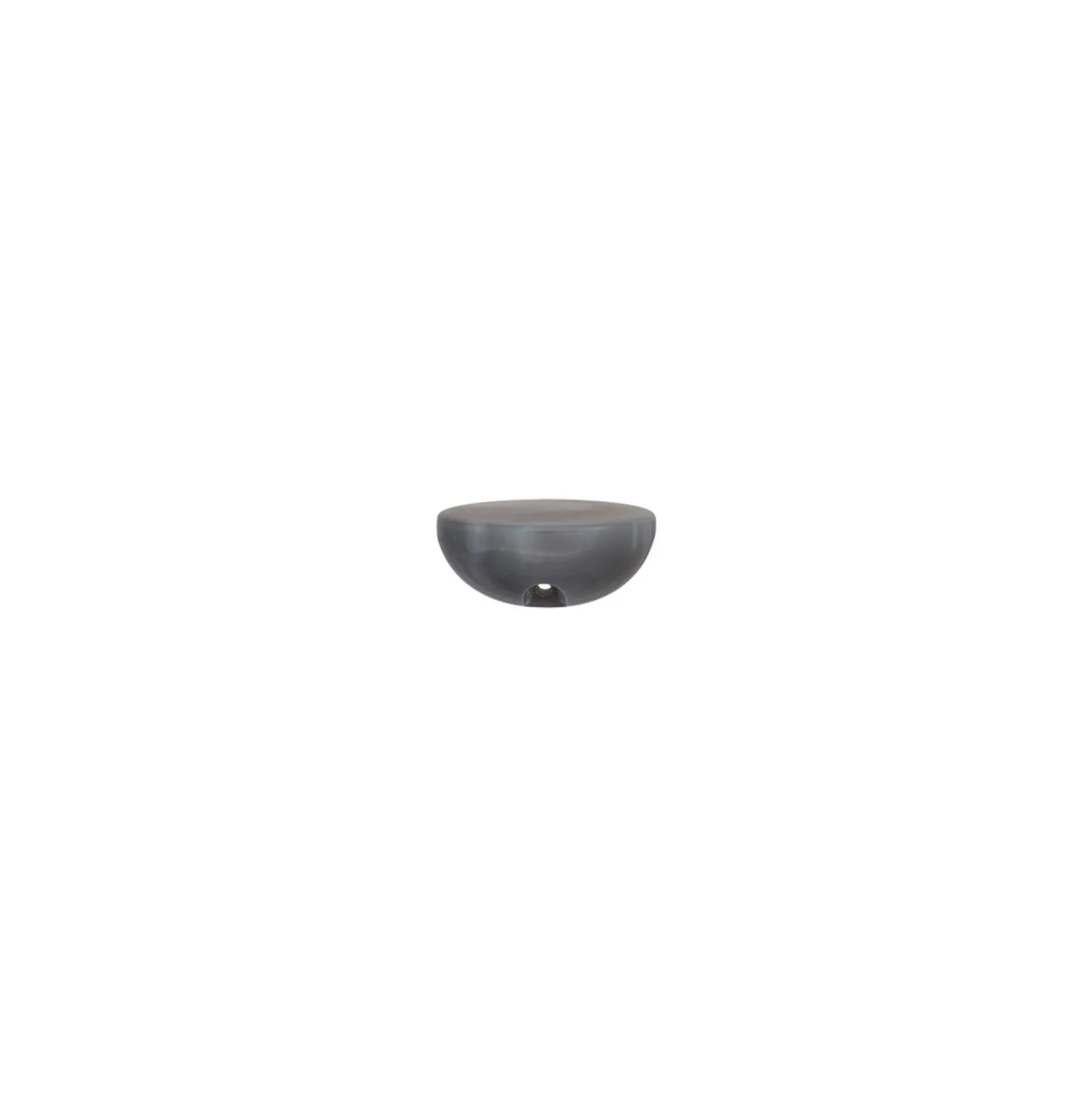Bouton Polyester Ivory - gris