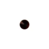 Bouton Polyester Ivory - marron