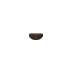 Bouton Polyester Ivory - marron