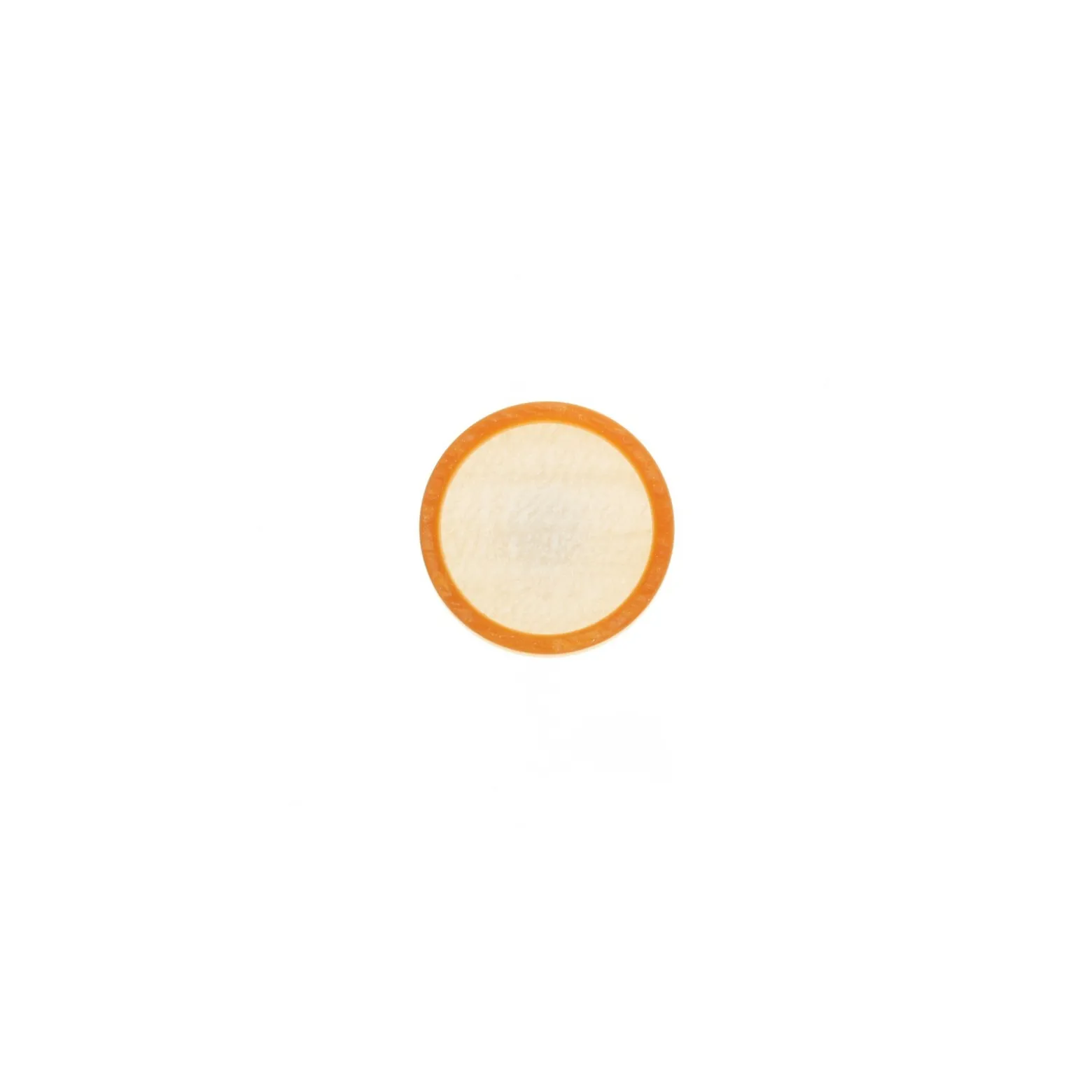 Bouton Polyester Martine 23 mm - Écru
