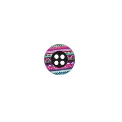 Bouton polyester Maya - violet