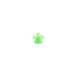 Bouton polyester Petite Pâquerette Vert clair
