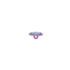 Bouton polyester Petit hippo- violet