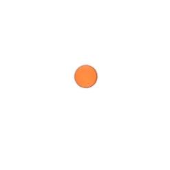 Bouton polyester Punto 11 mm - orange