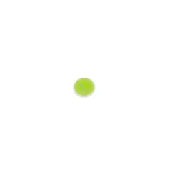 Bouton polyester rond Pomme - vert