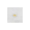 Bouton polyester rond Translucide Baby foot - marron