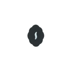 Bouton polyester Stratus - noir