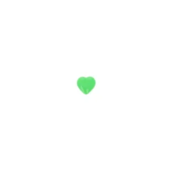 Bouton polyester Sweetheart 10 mm - vert