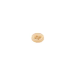 Bouton polyester 4 trous classic B naturel