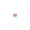 Bouton recouvert à petits pois rose