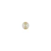 Bouton rond grand vichy beige