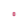 Bouton rond grand vichy fuchsia