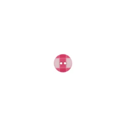 Bouton rond grand vichy fuchsia