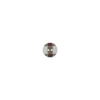 Bouton rond grand vichy marron