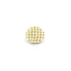 Bouton similicuir python écru