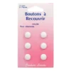 Boutons nylon à recouvrir - Couture loisirs