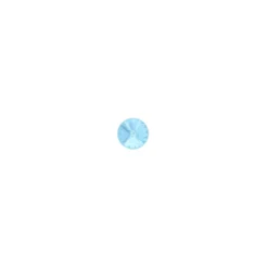Bouton strass Nyla - bleu
