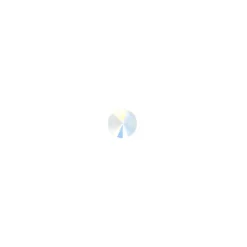 Bouton strass Nyla - holographique
