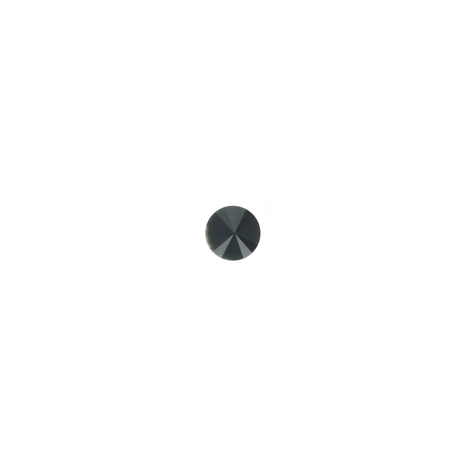 Bouton strass Nyla - noir